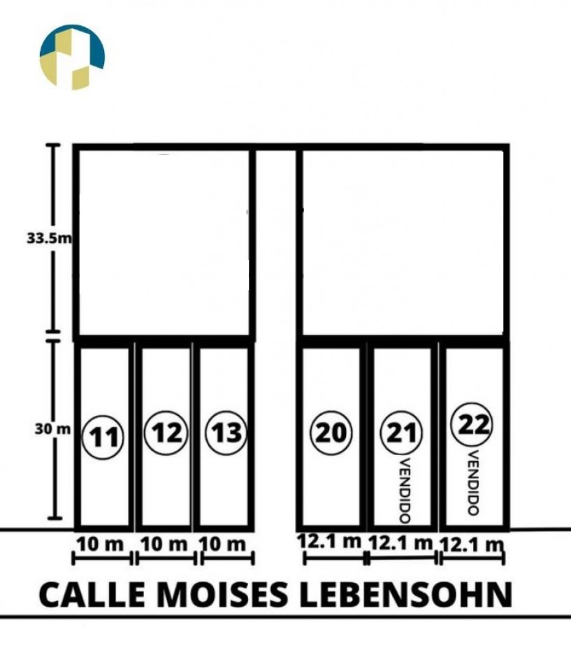 Lotes a la venta en calle  Moises Lebenshon