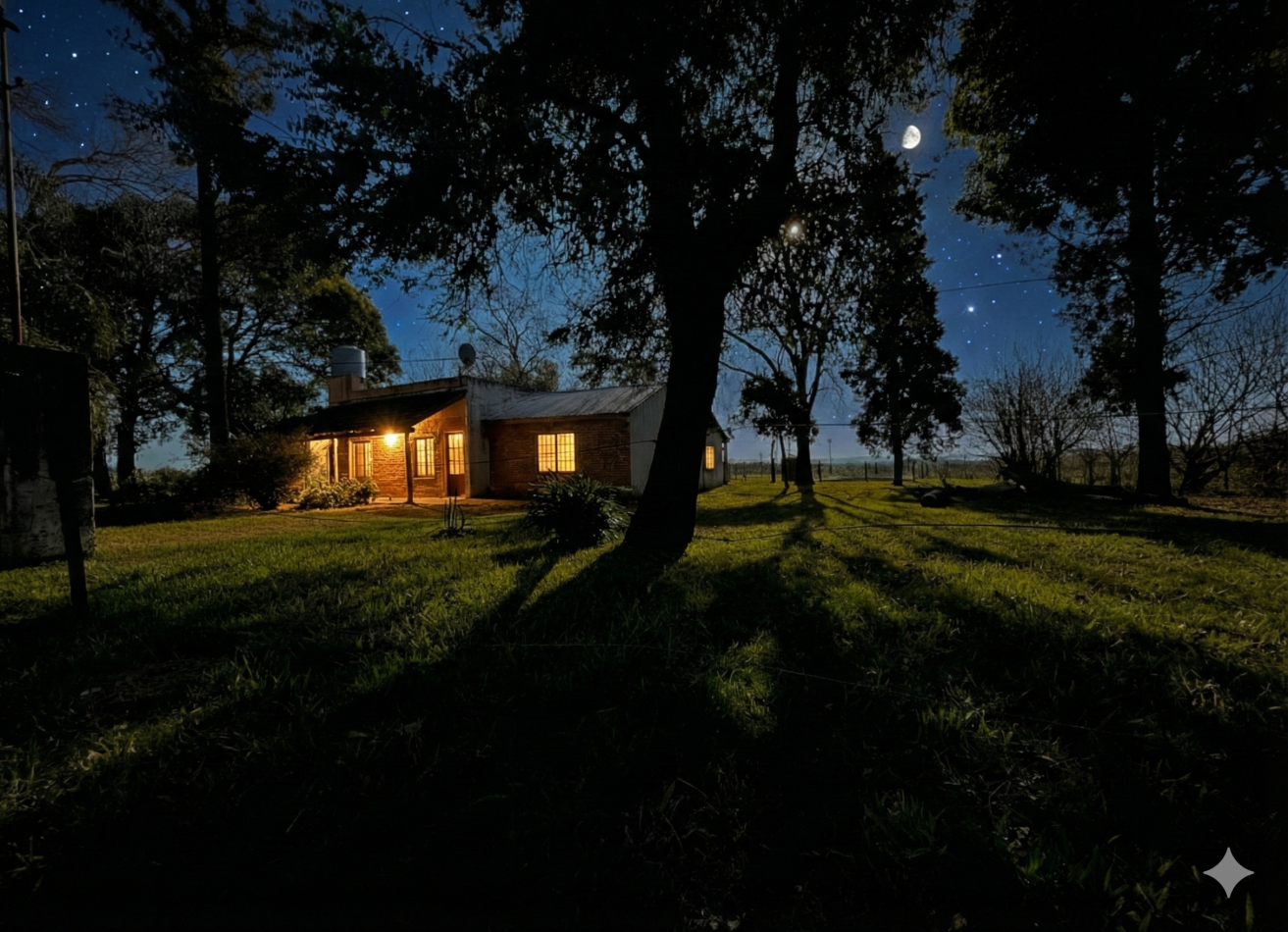 CASA DE CAMPO EN VENTA EN AMPLIO LOTE 