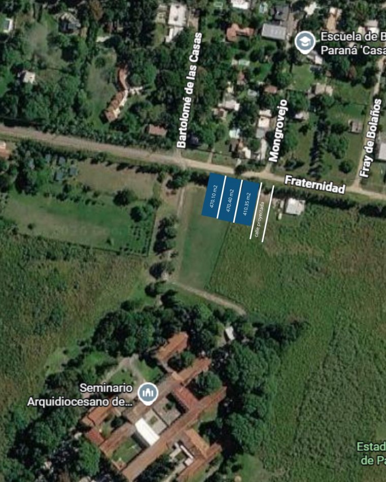 LOTES EN VENTA EN CALLE DON BOSCO y FRATERNIDAD (LOTEO DEL SEMINARIO) 