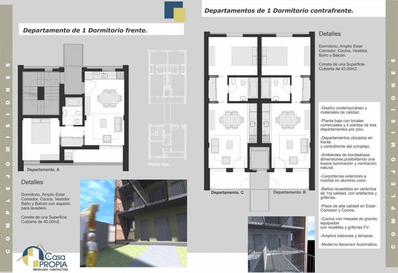 DEPARTAMENTOS EN ALQUILER EN CALLE MISIONES 163